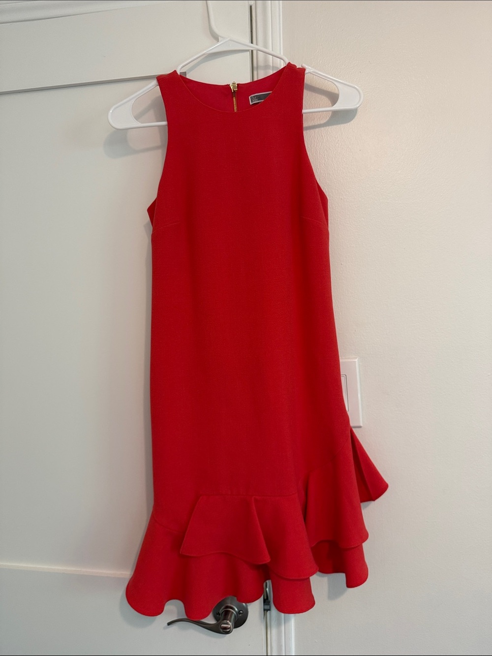 Chelsea28 Coral Red Sleeveless Dress